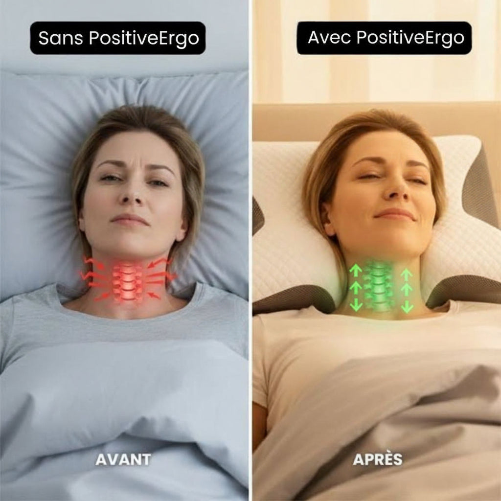 PositiveErgo™ – Oreiller ergonomique cervical